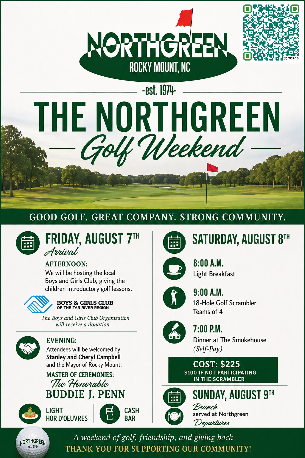 Golf Weekend Flyer